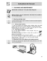 Preview for 24 page of Smeg SCA705X Operating And Installation Instructions