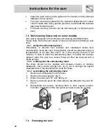 Preview for 25 page of Smeg SCA705X Operating And Installation Instructions