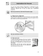 Preview for 28 page of Smeg SCA705X Operating And Installation Instructions