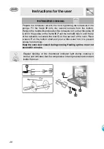 Preview for 27 page of Smeg SCA712X Installation And Operating Instructions Manual