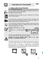 Preview for 34 page of Smeg SCA712X Installation And Operating Instructions Manual