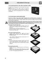 Preview for 24 page of Smeg SCB 61 GVX8 Manual