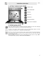 Preview for 5 page of Smeg SCB66MPX5 Instructions For The User