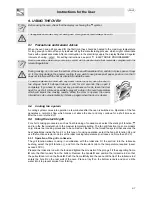 Preview for 9 page of Smeg SCB66MPX5 Instructions For The User