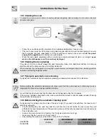 Preview for 15 page of Smeg SCB66MPX5 Instructions For The User