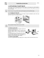 Предварительный просмотр 17 страницы Smeg SCB66MPX5 Instructions For The User