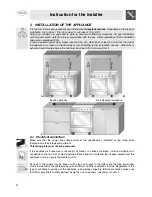 Предварительный просмотр 4 страницы Smeg SCB80GX Instruction Manual