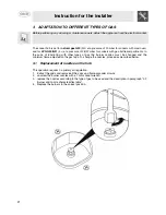 Предварительный просмотр 6 страницы Smeg SCB80GX Instruction Manual