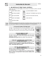 Предварительный просмотр 11 страницы Smeg SCB80GX Instruction Manual