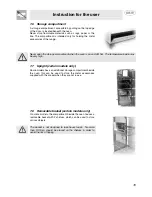 Предварительный просмотр 17 страницы Smeg SCB80GX Instruction Manual