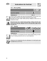 Preview for 16 page of Smeg SCDK380X Instructions For Installation And Use Manual