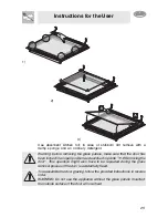 Preview for 23 page of Smeg SCDK380X Instructions For Installation And Use Manual