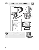 Preview for 26 page of Smeg SCDK380X Instructions For Installation And Use Manual