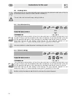 Предварительный просмотр 16 страницы Smeg SCP 160 XU Instruction Manual