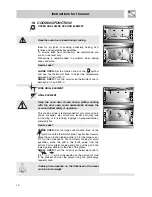 Preview for 14 page of Smeg SDO10 Instructions For Installation And Use Manual