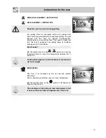 Preview for 17 page of Smeg SDO10 Instructions For Installation And Use Manual