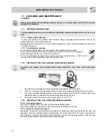 Preview for 18 page of Smeg SDO10 Instructions For Installation And Use Manual