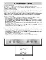 Предварительный просмотр 8 страницы Smeg SE035 Use, Installation And Maintenance Instructions