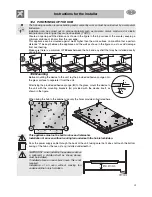 Предварительный просмотр 14 страницы Smeg SE2312TC1 Instructions Manual