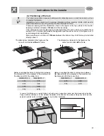 Preview for 13 page of Smeg SE2320ID1 Instructions For Installation And Use Manual