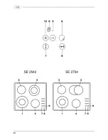 Предварительный просмотр 10 страницы Smeg SE2542 Instructions For Use Manual