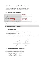 Preview for 9 page of Smeg SE264TD Instructions For Installation And Use Manual