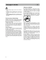 Предварительный просмотр 12 страницы Smeg SE2842ID2 (French) Instructions For Fitting And Use