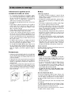 Предварительный просмотр 14 страницы Smeg SE2931ID (Spanish) Instructions For Fitting And Use