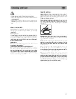 Preview for 10 page of Smeg SE644ID Instructions For Fitting And Use