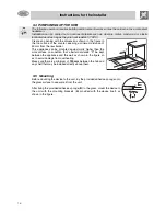 Предварительный просмотр 8 страницы Smeg SE65CX Instructions For Installation And Use Manual