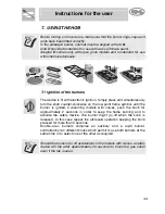 Предварительный просмотр 14 страницы Smeg SE97CXG Instructions For Use Manual