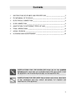 Preview for 1 page of Smeg SER63LPG Instruction Manual