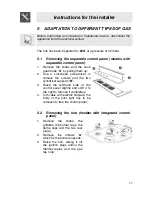 Preview for 9 page of Smeg SER63LPG3 Instruction Manual