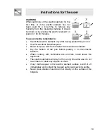 Preview for 17 page of Smeg SER63LPG3 Instruction Manual