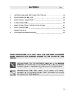 Preview for 1 page of Smeg SER64XGNL Instructions For Use Manual