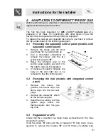 Preview for 9 page of Smeg SER64XGNL Instructions For Use Manual