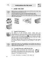 Preview for 16 page of Smeg SER64XGNL Instructions For Use Manual