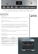 Предварительный просмотр 1 страницы Smeg SF4120MC Super Start Manual