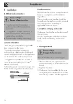 Preview for 32 page of Smeg SF4309MXK Manual