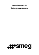 Smeg SF4400MCX Instructions For Use Manual предпросмотр