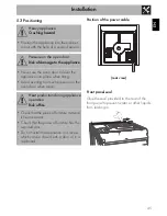 Preview for 43 page of Smeg SFA106N Original Instructions Manual