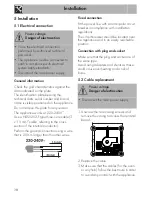 Preview for 38 page of Smeg SFA125 Instruction Manual