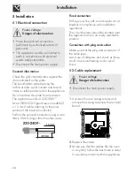 Preview for 20 page of Smeg SFP372X Manual