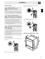 Preview for 21 page of Smeg SFP372X Manual