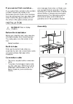 Предварительный просмотр 21 страницы Smeg SI1F7955B User Manual