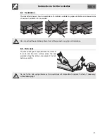 Предварительный просмотр 21 страницы Smeg SI3842B Manual