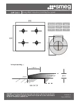Предварительный просмотр 2 страницы Smeg SIHP264S Specification