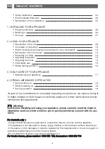 Preview for 2 page of Smeg SIM82B Manual To Installation And Use