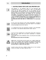 Preview for 2 page of Smeg SLRV596X1 Instruction Manual