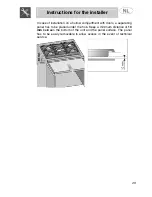 Preview for 5 page of Smeg SLRV596X1 Instruction Manual